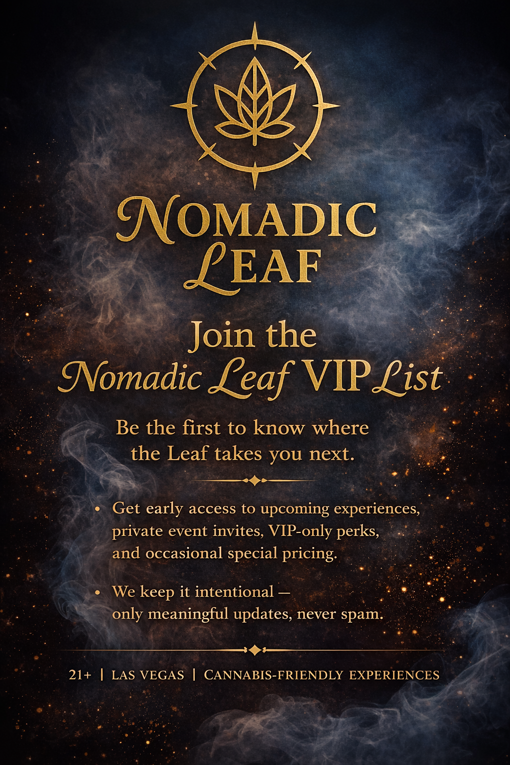 Join our VIP Email List